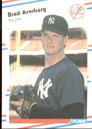 1988 Fleer Baseball Cards      202     Brad Arnsberg